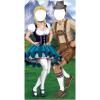 Beistle 6 FT x 37.5 in Corrugated Cardboard Life Size Couples Stand Up Oktoberfest Photo Booth Prop with Easel for Bavarian German Themed Party Decorations