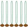 Beistle 6 Piece Plastic Football Party Necklaces, Game Day Sports Theme Favors