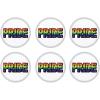 Beistle 6 Piece Prismatic Rainbow Pride Pinback Buttons LGBTQ Pins