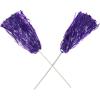 Beistle Blue Poly Shakers, 2-Count, Cheerleading Pom-Poms for Sports Events, Football Game Days, Pep Rallies, Showing School Spirit, and Team Pride Celebrations, 12” x 11”(Purple)