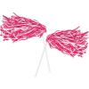 Beistle Blue Poly Shakers, 2-Count, Cheerleading Pom-Poms for Sports Events, Football Game Days, Pep Rallies, Showing School Spirit, and Team Pride Celebrations, 12” x 11”(Red/White)