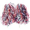 Beistle Blue Poly Shakers, 2-Count, Cheerleading Pom-Poms for Sports Events, Football Game Days, Pep Rallies, Showing School Spirit, and Team Pride Celebrations, 12” x 11”(Red/White/Blue)