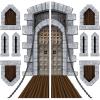 Beistle Castle Door & Window Props Party Accessory(Castle Door & Window)