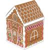 Beistle Company Mens Gingerbread House Centerpiece Brown Medium