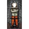 Beistle Convict Photo Booth Prop with Easel, Life Size Scary Halloween Party Decorations, Large Haunted House Photography Backdrop, Corrugated Cardboard, 6′ 1″ x 3′ 1½”