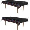 Beistle Day of the Dead Tablecovers, 54” x 108”, 2 Pieces – Plastic Table Cloth, Rectangular Tablecloth, Table Covers for Party, Mexican Tablecloth, Day of the Dead Decorations, Fiesta Party Supplies(54″ x 108″)