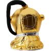 Beistle Fabric Diver Helmet – One Size Fits Most, Halloween Costume Dress Up, Under the Sea Costume, Deep Sea Costume Hats, Novelty Hats, Deep Sea Diver Helmet Costume,Gold/Black