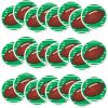 Beistle Football Coasters, Set of 24, Tableware for Game Day Parties, and Tailgating, Drink and Beverage Protectors for Sports-Themed Events