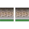 Beistle Football Field Backdrops, 4’ x 30’, 2 Pack – Backdrop for Parties, Photo Backdrop, Easy to Adhere Wall Covering, Photography Background, Sports Party Decoration, Game Day Decoration(Lower Deck Stadium 2 Piece)