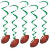 Beistle Football whirls hanging decorators(Football Whirls – (5 Pack))
