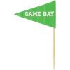 Beistle Game Day Football Picks 50 Count(Green/White)