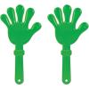 Beistle Giant Hand Clappers 2-Count – 15″ Green Plastic Loud Noise Makers for Sports Games, Pep Rallies, Team Party Favors, Tailgates, and School Spirit Events