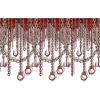 Beistle Graveyard Backdrop(Bloody Chains & Hooks)