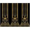 Beistle Great 20s Wall Backdrop, Decorative Wall Covering for Roaring Twenties Parties, Art Deco-Themed Photo Booths, Jazz Night Celebrations, Speakeasy Events, Vintage Decorations, 4′ x 30′(Great 20’s)