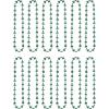 Beistle Happy St Patrick’s Day Plastic Beaded Necklace Assortment 100 Piece Shamrock Party Favors, 24″ & 33″, Green/Gold(Shamrock Beads (12-Pack))