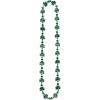 Beistle Happy St Patrick’s Day Plastic Beaded Necklace Assortment 100 Piece Shamrock Party Favors, 24″ & 33″, Green/Gold(Shamrock Beads (1-Pack))