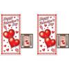 Beistle Happy Valentine’s Day Door Cover, 5’ x 30” – Plastic for Indoor & Outdoor Use – Easily Display – Valentine’s Door Decorations, Valentine’s Day Party Decor, Red Heart Party Supplies(Happy Valentine’s Day – 2 Piece)
