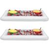 Beistle Inflatable Buffet Cooler – Drink Containers for Parties, Beverage Cooler, Inflatable Party Cooler: General Occasion(White Buffet Cooler – 2 Piece)