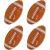Beistle Inflatable Footballs, Pack of 4, Sports-Themed Party Decorations and Fun Outdoor Games for Tailgates, Birthdays, Game Day and Football Events, 9”