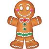 Beistle Jointed Gingerbread Man, 3’- Christmas Wall Decorations, Unique Gingerbread House Décor for Holiday Parties, Winter Wonderland Seasonal Accent for Homes and Classrooms