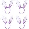 Beistle Lavender Bunny Ear Headbands, Set of 4 – Easter Party Supplies, Halloween Costume Headwear