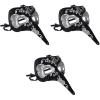 Beistle Masquerade Long Nose Masks, 3-Pack Black and Silver Venetian-Style Masks with Ribbon Ties Elegant Costume Accessories for Mardi Gras Parties Theatrical Events and Halloween