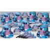 Beistle New Year’s Eve Rave Asst For 50- Black Light Reactive- NYE Party Supplies- Hats, Tiaras, Horns- Made in USA