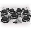 Beistle New Years Hats, One Size, Black/Silver
