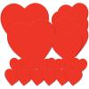 Beistle Packaged Printed Cupid Cutouts(Pkgd Printed Heart Cutouts – Assorted Sizes (20-Pack))