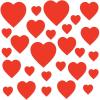 Beistle Packaged Printed Cupid Cutouts(Pkgd Printed Heart Cutouts – Assorted Sizes (27-Pack))