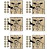Beistle Pin The Badge On The Sheriff (6 Games), 18″ x 16.5″, Multicolored