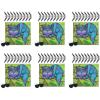 Beistle Pin The Smile On The Cheshire Cat Games, 6-Pack Party Poster Set- Fun Alice in Wonderland-Themed Activity for Birthdays, Tea Parties & Fantasy Events, 16” x 18”