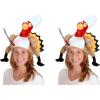 Beistle Plush Touchdown Turkey Hat(Chef Turkey – 2 Piece)