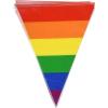 Beistle Pride Flag Pennant Banner – 2 Pack, All-Weather 2-Sided Printed Pennants, Progress Pride Rainbow Garlands, Streamers for Parades, Festivals, Community Events & Outdoor Celebrations, 9” x 10’(1)