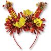Beistle Set of 12 Red and Gold Chinese New Year Party Headbands 8.5″