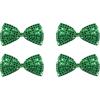 Beistle Suspenders and Bow Tie(Green Glitz ‘N Gleam Bow Tie – (4 Pack))