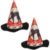 Beistle Vintage Halloween Felt Hats, Set of 2- Spooky Costume and Trick-or-Treat Party Accessories