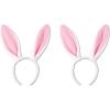 Beistle White Bunny Ear Headbands, Set of 2 – Easter Party Supplies, Halloween Costume Headwear
