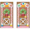 Beistle Winter Door Cover(Gingerbread House – 2 Piece)