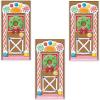 Beistle Winter Door Cover(Gingerbread House – 3 Piece)