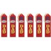 Beistle World’s Best Dad Award Ribbons, 2 by 8-Inch, 6-Pack