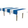 Blue & White Stripes Tablecover Pack of 2(108″ x 54″ (Rectangular))