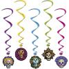 Day Of The Dead Whirls (5/Pkg)