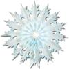 Dip-Dyed Snowflake Pack of 12