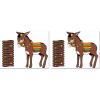 Donkey Game (mask & 12 tails included) Party Accessory  (1 count) (1/Pkg)(1 (Pack of 2))