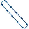 Football Beads (white) Party Accessory  (1 count) (1/Card)(Blue)