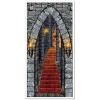 Halloween Castle Entrance Door Cover 30in. X 5ft. 1/pkg, Pkg/3