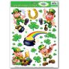 Leprechaun/Shamrock Clings Party Accessory (1 count) (10/Sh)(1 piece)
