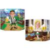 Oktoberfest Photo Prop (1 side male; other side female) Party Accessory (1 count) (1/Pkg)(Oktoberfest – 2 Piece)