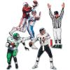 Pkgd Football Figures Party Accessory (1 count) (4/Pkg)(17″-22″)